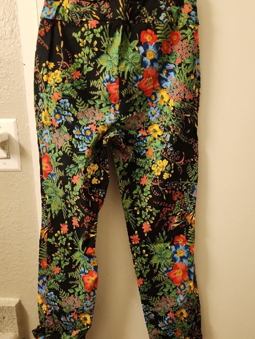 Soft Surroundings Black Floral Accents Size M - Picture 7 of 8